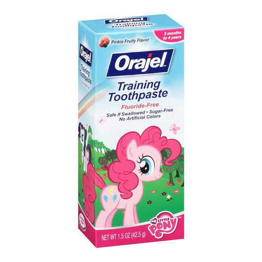 Orajel Toddler Training Toothpaste My Little Pony Pinkie Fruity Flavor