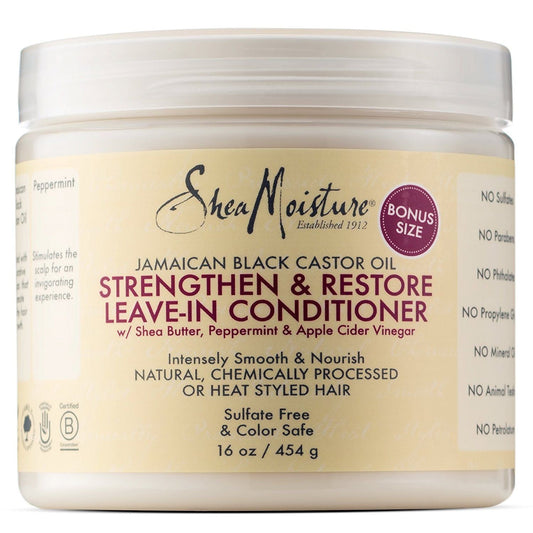SheaMoisture Jamaican Black Castor Oil Strengthen, Grow & Restore Leave-In Conditioner 312g