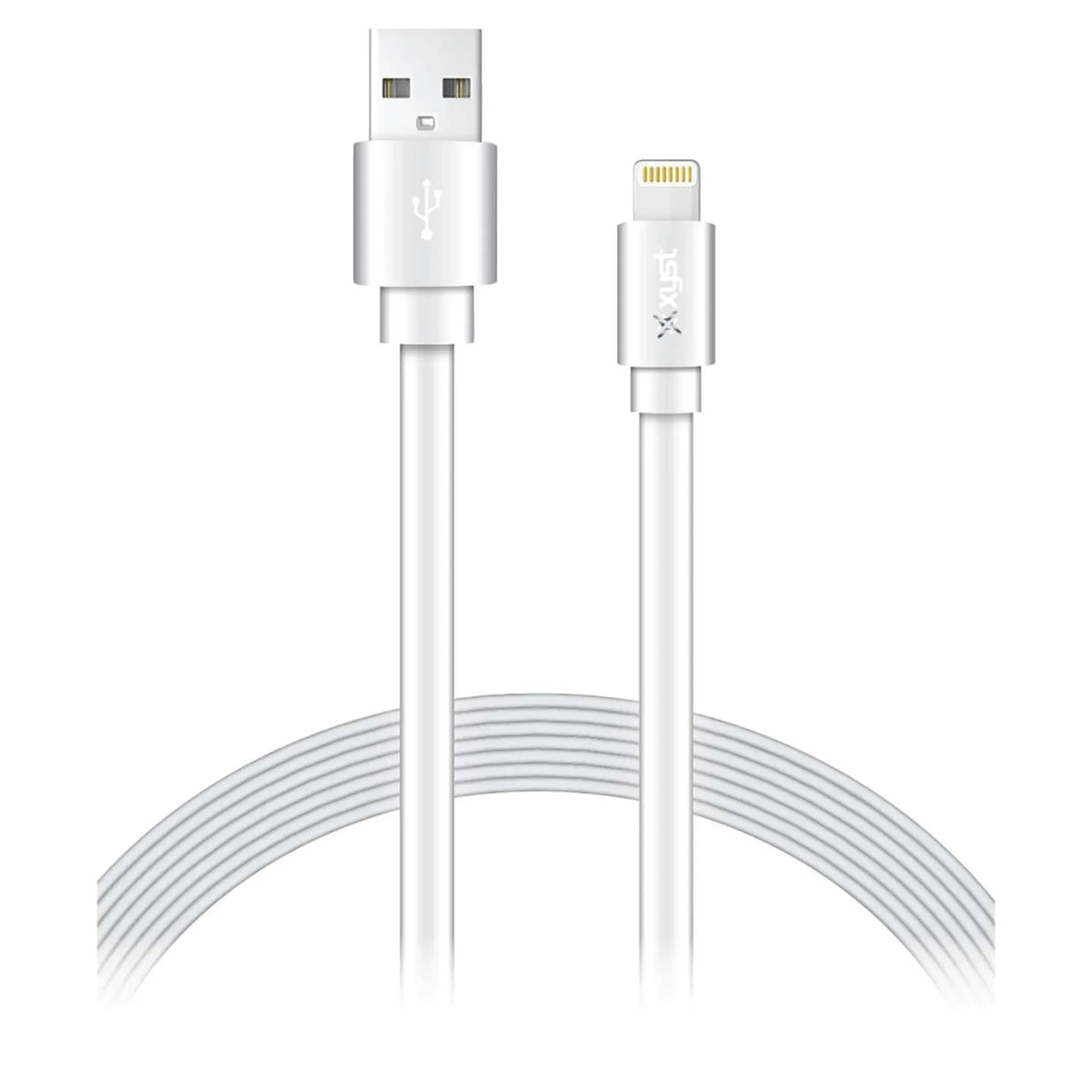 Xyst Charge and Sync USB to Lightning Flat Cable 4Ft - Trustymall