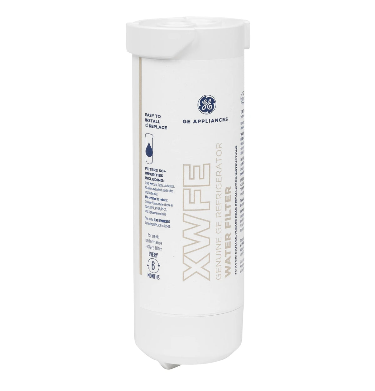 Genuine GE XWFE Refrigerator Water Filter - 1 Pack
