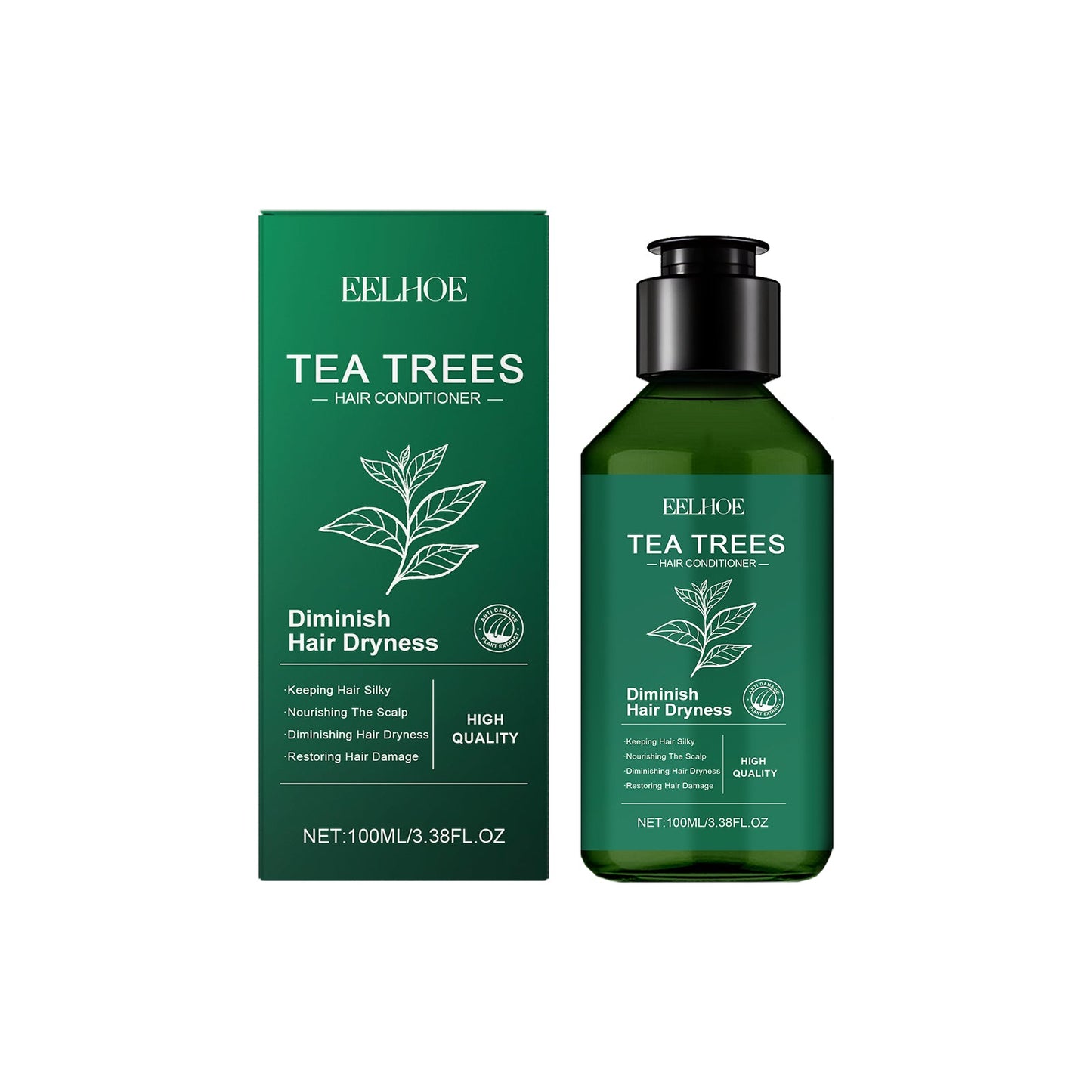 Tea Tree Conditioner Soft Moisturizing Repair Deep Nourishing Dry Hair Smooth Glossy Conditioner