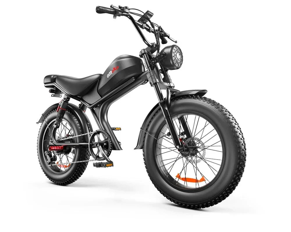 eMoto C93™ – 20" Retro-Style Electric Bike 1000W | 48V 20Ah Battery - Trustymall