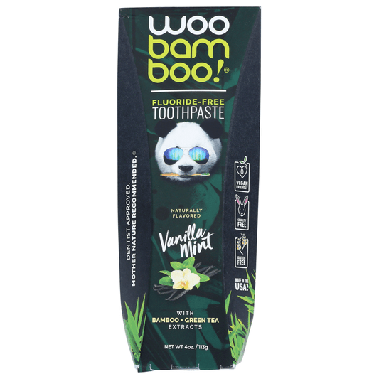 Woobamboo Toothpaste Vanilla Mint 4 Oz