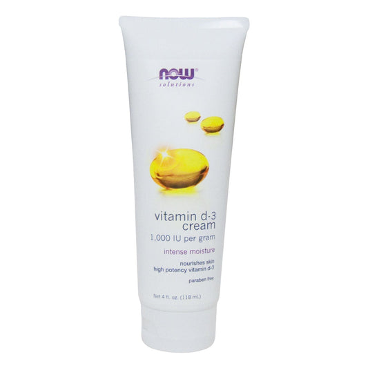Now Foods Vitamin D-3 Cream 4 Fl Oz