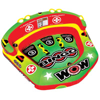 WOW Watersports Bingo 1-3 Person Cockpit Ski Tube w Foam Handles - Trustymall
