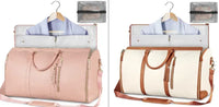 Large Capacity Travel Duffle Bag Women's Handbag Folding Suit Bag Waterproof Clothes Totes - Trustymall