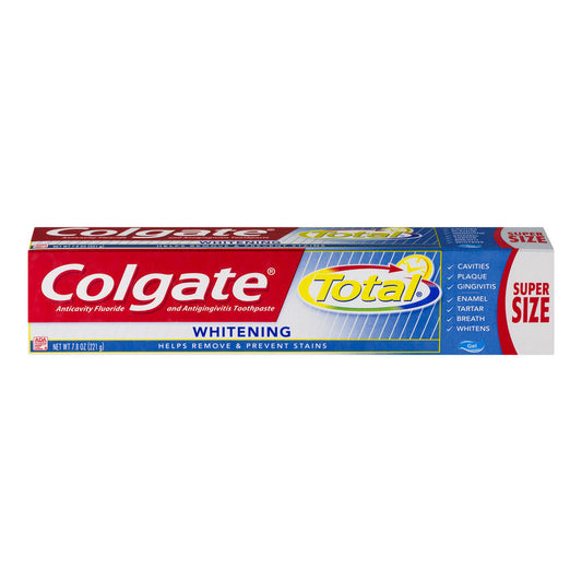 Colgate Total Toothpaste, Anticavity Fluoride And Antigingivitis, Whitening, Gel