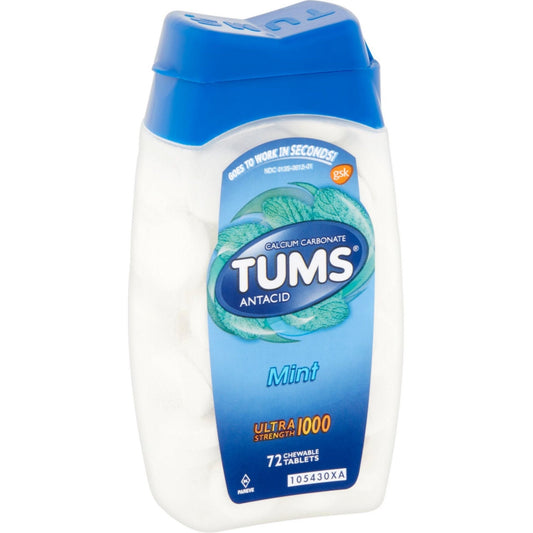 Tums Antacid, Ultra Strength 1000, Chewable Tablets, Mint (Discon)