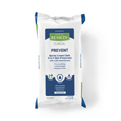 Remedy Medline Phytoplex Barrier Cream Cloths With Dimethicone, 48 Cloths/Pkg
