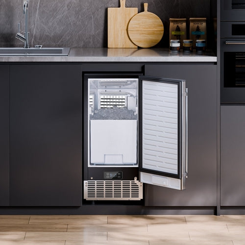 Undercounter Ice Maker 80 Lbs/Day Built-in Ice Maker Machine W/