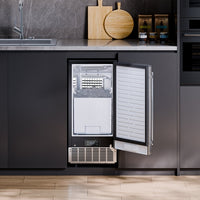 Undercounter Ice Maker 80 Lbs/Day Built-in Ice Maker Machine W/