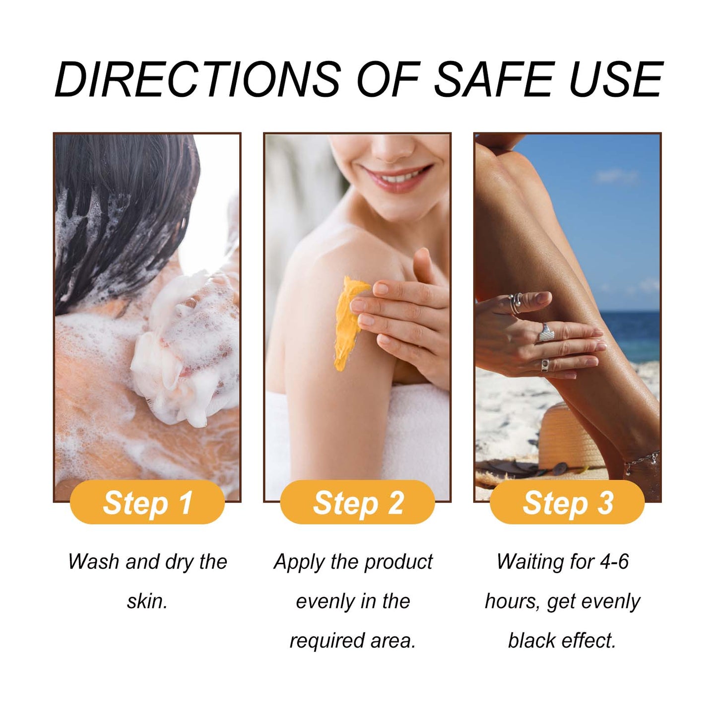 Tanning Cream, Quick Tan Natural Comfort Tan Non-Greasy Moisturizer