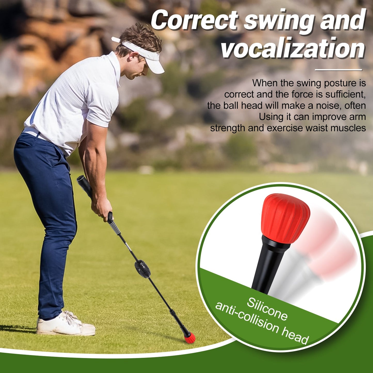Golf Swing Trainer (Adjustable)