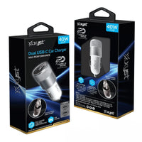 Xyst 40-Watt Dual USB-C Car Charger - Trustymall