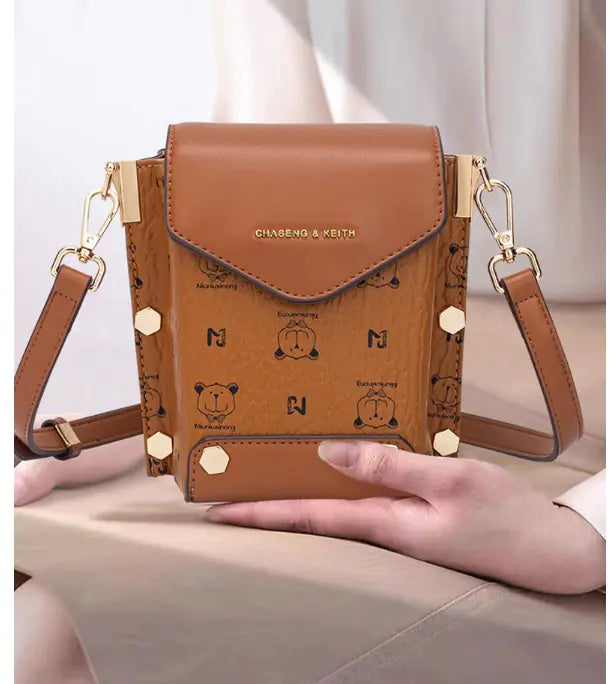 Crocodile Pattern Crossbody Bag for Women