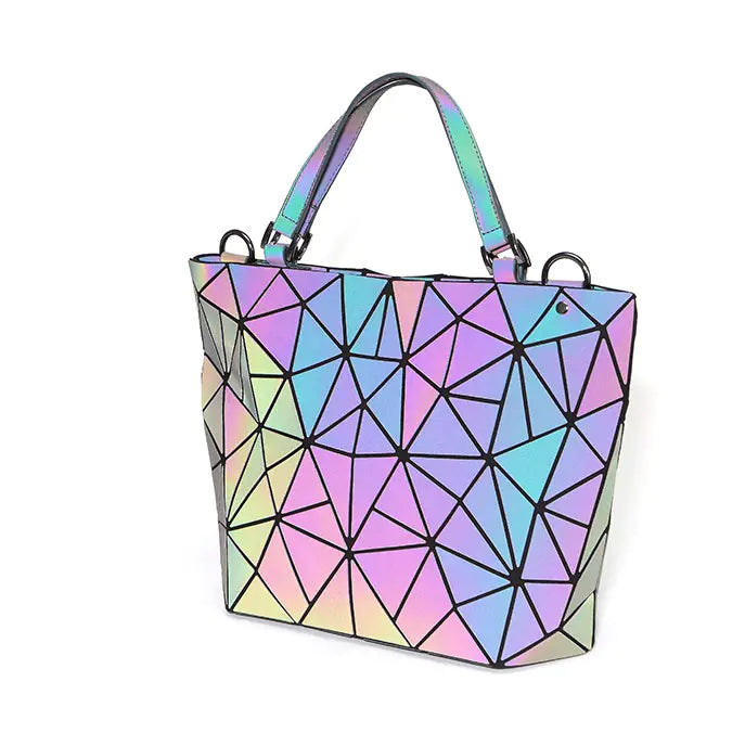 Geometric Laser Women's Handbag and Crossbody Bag