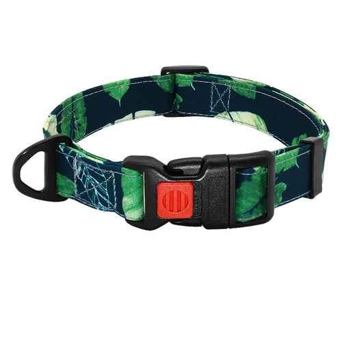 5 Colors Collar Dog Nylon Printed Pet Puppy Dog