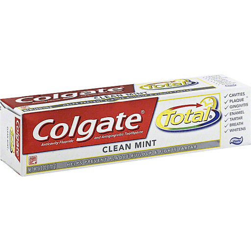 Colgate Total Anticavity Fluoride And Antigingivitis Toothpaste Clean Mint Paste