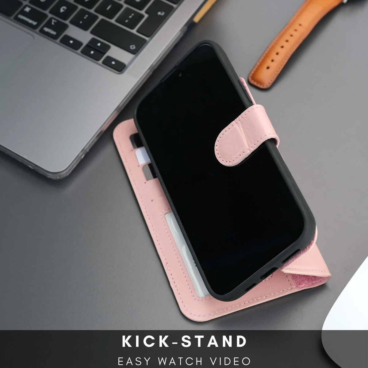 Casper Leather iPhone 14 Wallet Case | MagSafe
