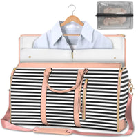 Large Capacity Travel Duffle Bag Women's Handbag Folding Suit Bag Waterproof Clothes Totes - Trustymall