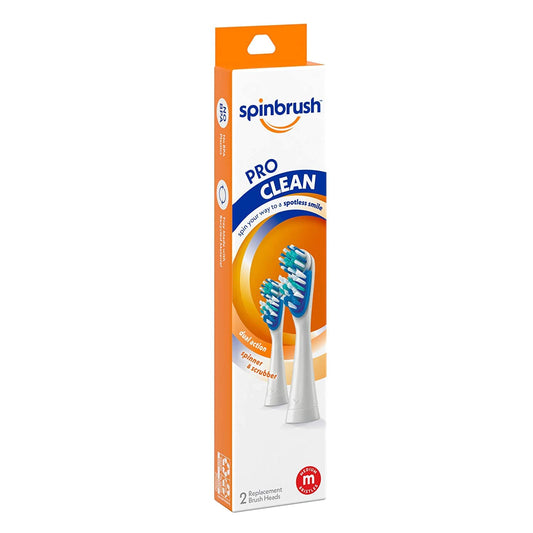 Arm & Hammer SSpinbrush Pro-Clean Replacement Brush Heads Medium 2 replacements
