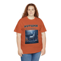 Autumn is coming: Fall Vibes T-shirts | Deer Drinking Brook Leaves Cha