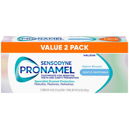 Sensodyne Pronamel Gentle Whitening Toothpaste Alpine Breeze Twin Value Pack