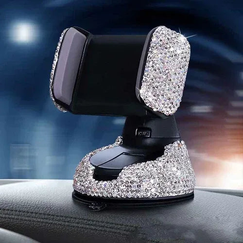 Multifunctional Air Outlet Diamond-encrusted Car Phone Holder - Trustymall