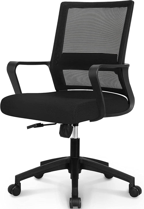 Ergonomic Mesh Office Chair With Lumbar Support And Breathable Back