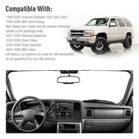 Car Dash Cover Mat Dashboard Pad for Chevy Silverado 1500 2500 Tahoe - Trustymall