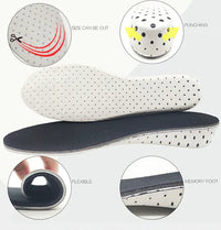 Men Women Invisible Height Increase Insoles Heel Lift Taller Shoe - Trustymall