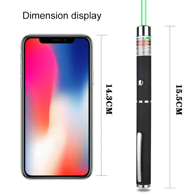 3 Packs 900Mile Laser Pointer Pen Green Blue Red Light Visible Beam - Trustymall