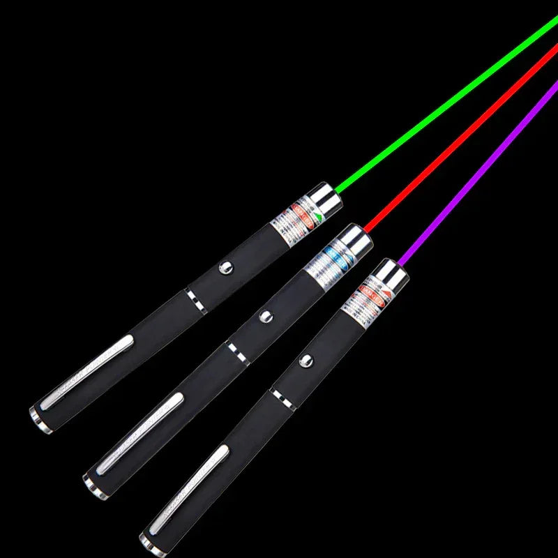 3 Packs 900Mile Laser Pointer Pen Green Blue Red Light Visible Beam - Trustymall