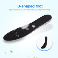 Men Women Invisible Height Increase Insoles Heel Lift Taller Shoe - Trustymall