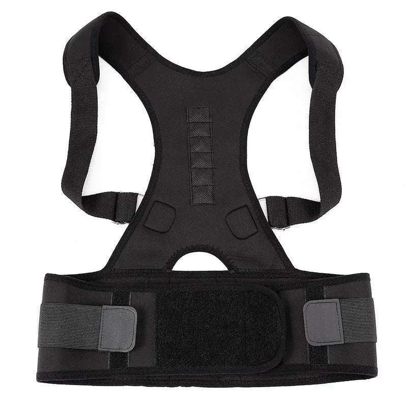 Posture Corrector Support Magnetic Back Shoulder Brace Belt Band For - Trustymall