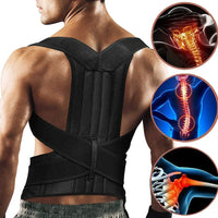 Adjustable Posture Corrector Low Back Support Shoulder Brace Belt For product image for TrustyMall.