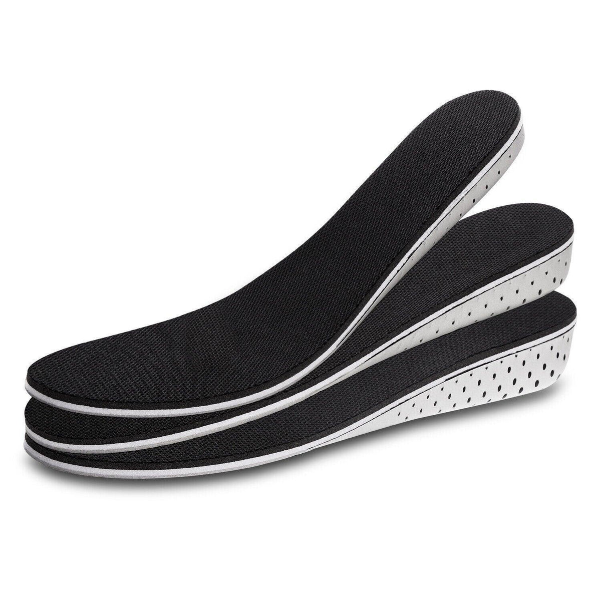 Men Women Invisible Height Increase Insoles Heel Lift Taller Shoe - Trustymall