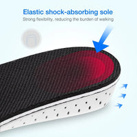 Men Women Invisible Height Increase Insoles Heel Lift Taller Shoe - Trustymall