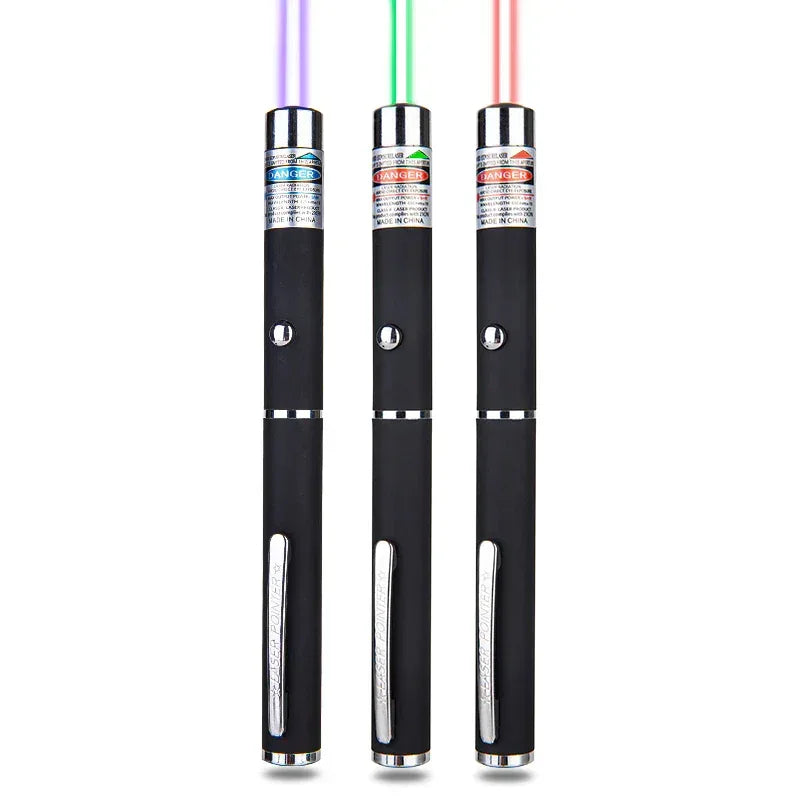 3 Packs 900Mile Laser Pointer Pen Green Blue Red Light Visible Beam - Trustymall