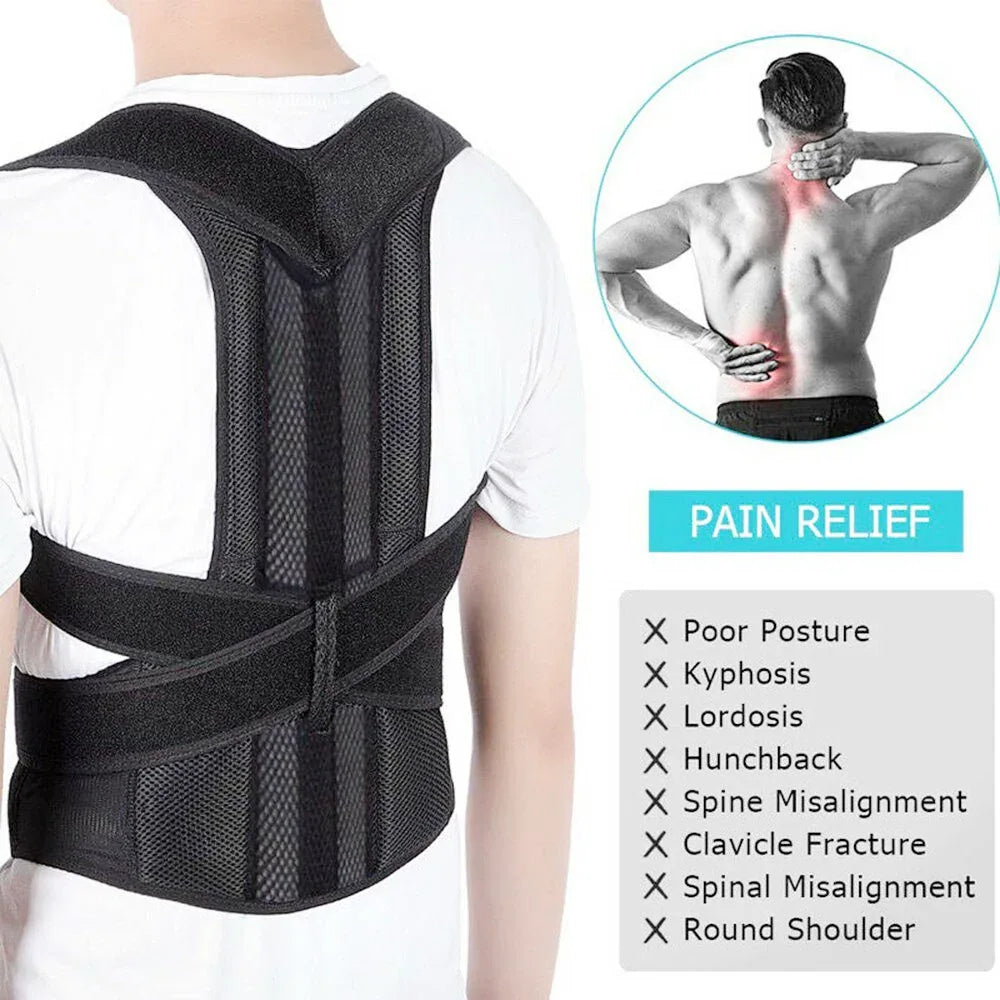 Close-up image of breathable material used in the shoulder brace posture corrector.