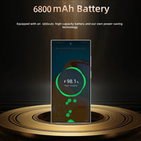 C24 Unlocked Phone Smartphone 8GB 256GB Android14.0 6800mAh 6.8inch 5G