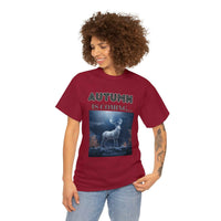 Autumn is coming: Fall Vibes T-shirts | Deer Drinking Brook Leaves Cha