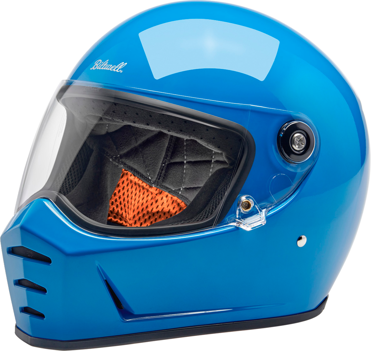 BILTWELL Lane Splitter Helmet - Gloss Tahoe Blue - 2XL 1004-129-506
