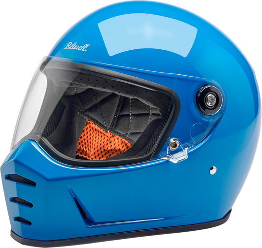 BILTWELL Lane Splitter Helmet - Gloss Tahoe Blue - 2XL 1004-129-506