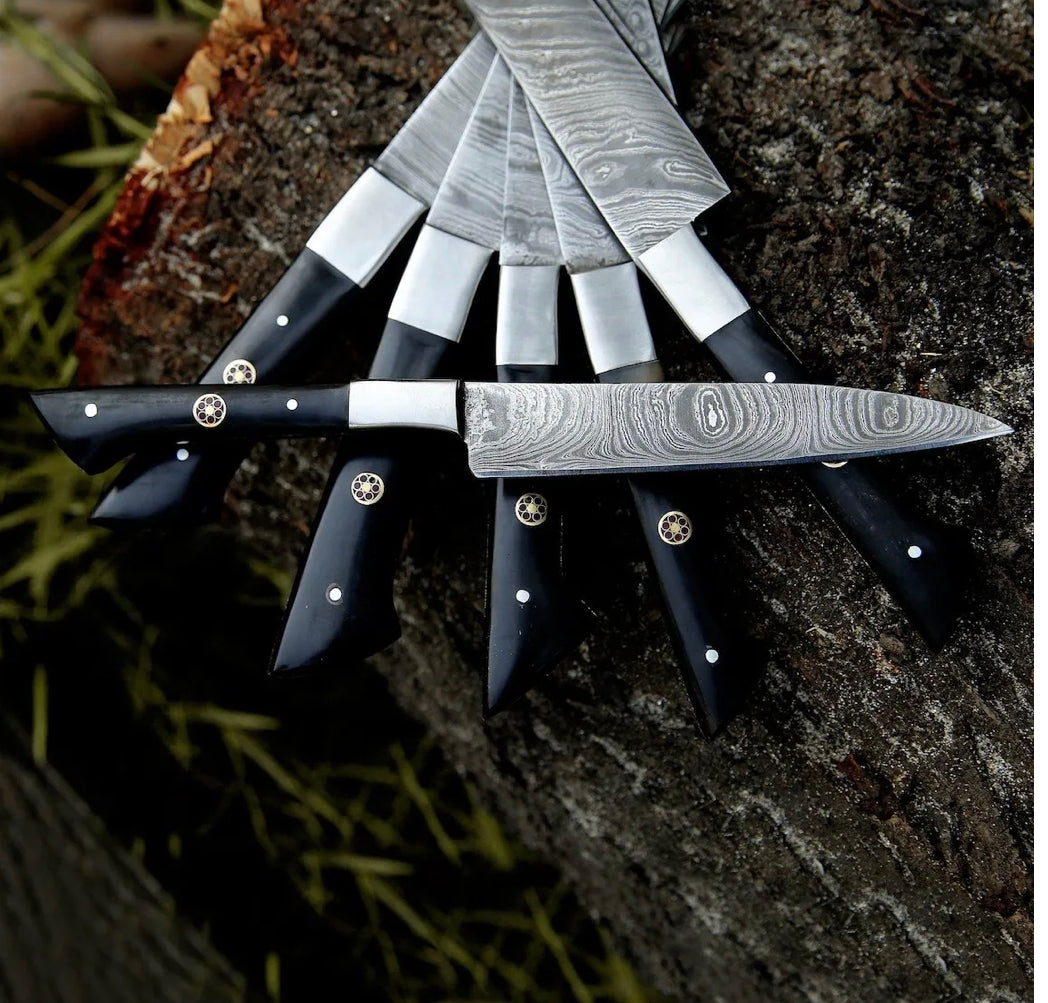 Here’s a fresh, seasonal rewrite with trending culinary keywords, SEO focus, and updated flow:  🔪 Product Title: Knife Sets for Kitchen – 13" Handmade Damascus Steel Chef Knife with Epoxy Resin Handle & Leather Sheath