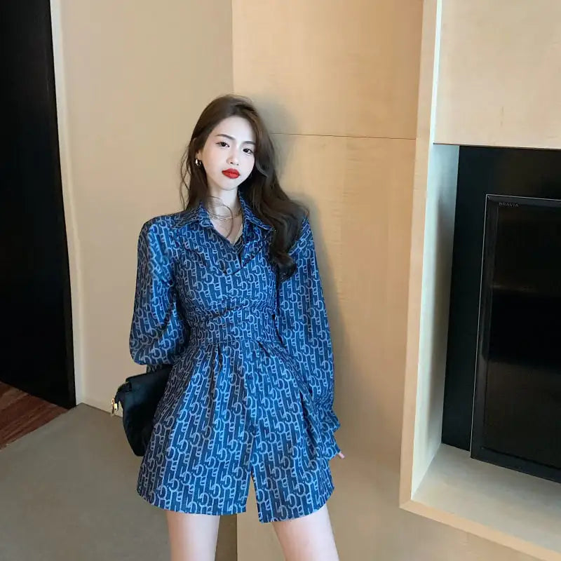 Women's Long Sleeve Shirt Jacket for Autumn