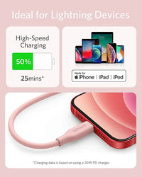 Anker <b>641</b> USB-C to Lightning Cable (Flow, 3 ft Silicone) - Trustymall