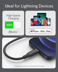 Anker <b>641</b> USB-C to Lightning Cable (Flow, 3 ft Silicone) - Trustymall