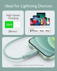 Anker <b>641</b> USB-C to Lightning Cable (Flow, 3 ft Silicone) - Trustymall