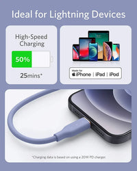 Anker <b>641</b> USB-C to Lightning Cable (Flow, 3 ft Silicone) - Trustymall